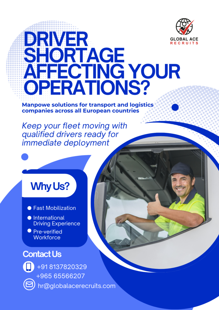 Most Relevant Trades and Jobs in Europe for Non-European Workers (2026 Guide) hire drivers europe